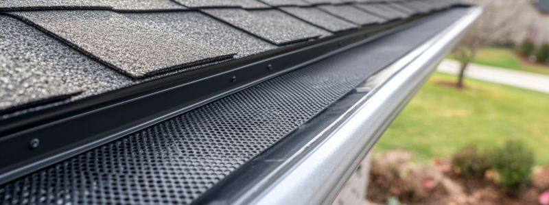 Rain Gutter Cover Installation detail